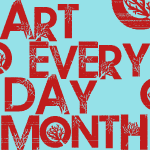 ART Every Day Month: Day 3- Dem Bones, Dem Bones….